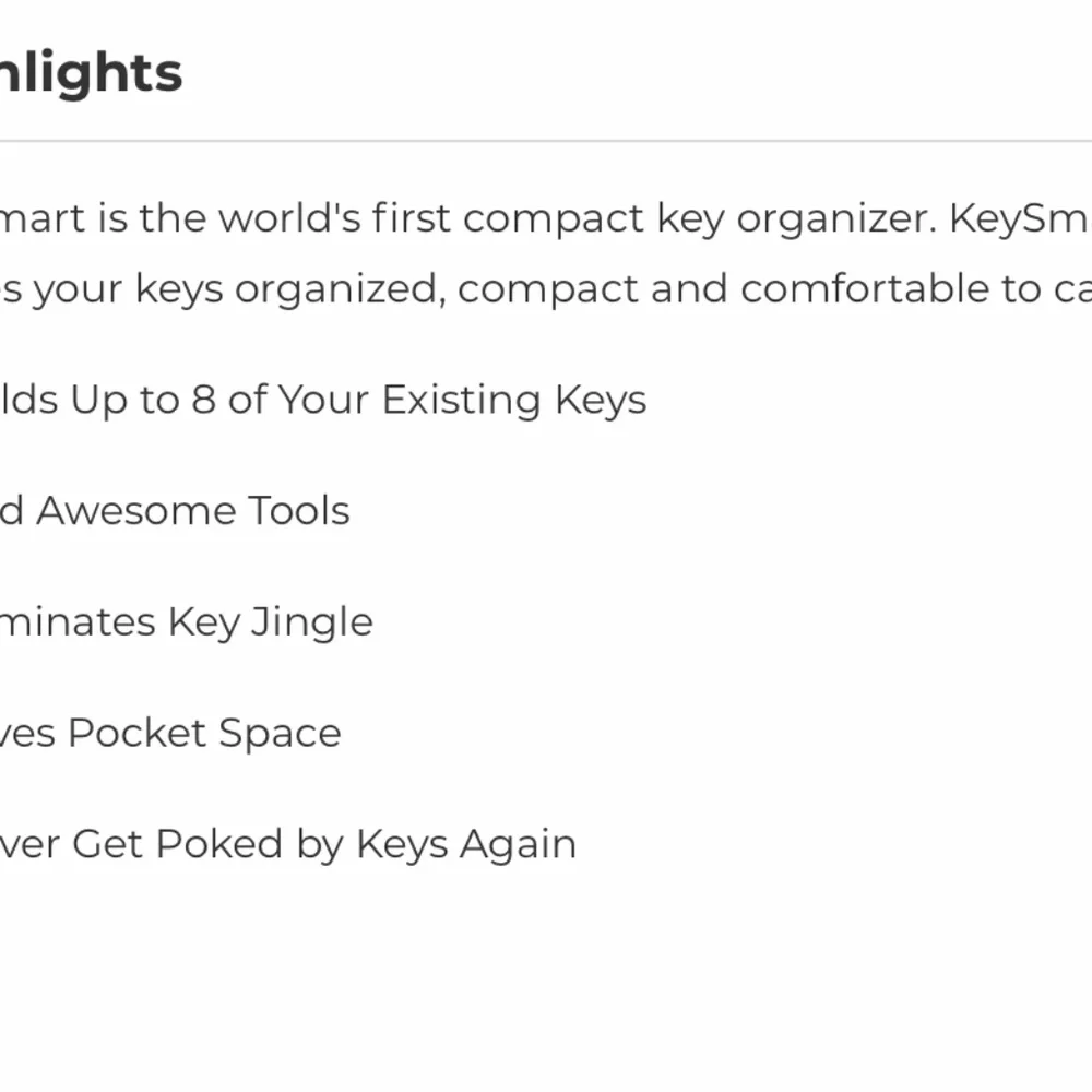 Key Smart Original Key Holder Red New in Package